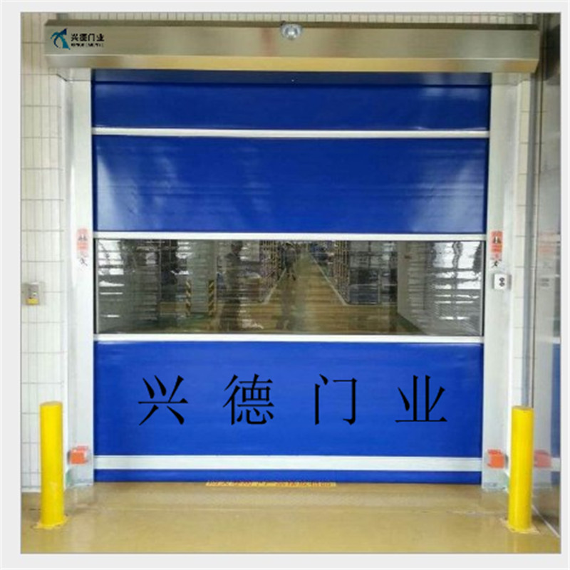 興德門眾多企業(yè)廠房選擇，只因快硬質(zhì)快速門的人性化